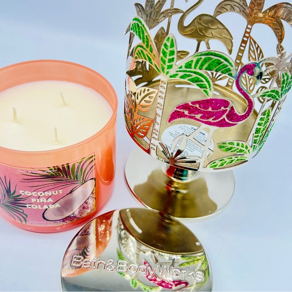 BBW🦩 Flamingo Beach & Coconuts 🥥 8 pc tropical gift set - Picture 3 of 9
